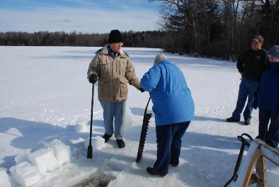 Susan ice cutting