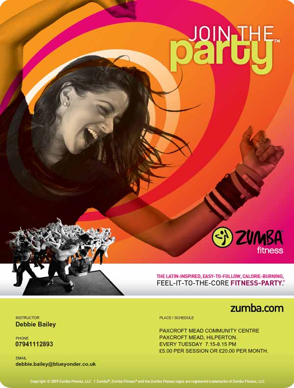 Zumba Poster Template