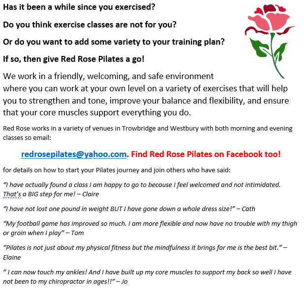 Red Rose Pilates poster